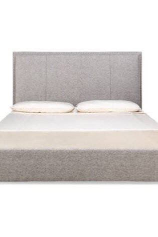 Logan Upholstered Nailhead Bed