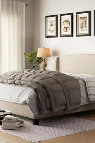 Swirl Curve Headboard Bed