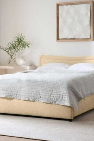 Curved Headboard Bed