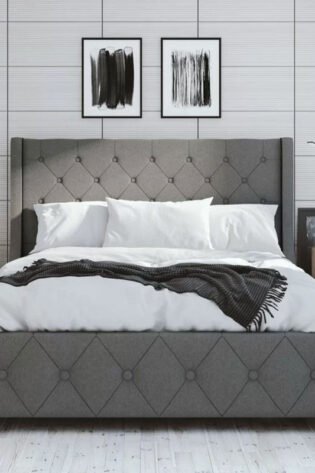 Mercer Tufted Platform Bed