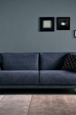 Italian Style Fabric Upholstered Sofa