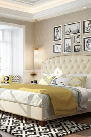 Tufted Headboard Bed Frame