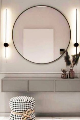 Wall Mounted Dressing Table With Mirror