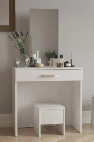 Caroline Dressing Table With Mirror And Stool