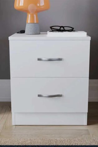 Mistaya Nightstand White