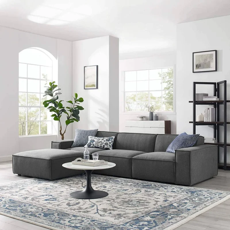 4 Piece Upholstered Sofa