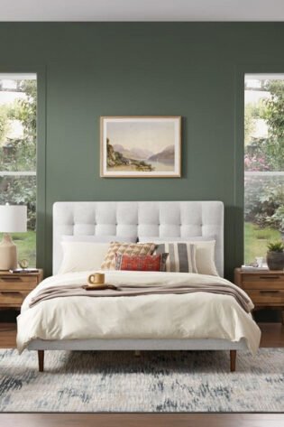 Madison Biscuit Tufted headboard Bed