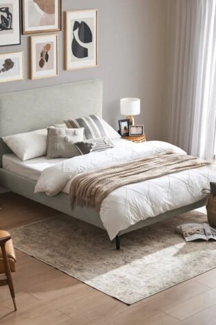 Plain Headboard Bed Frame