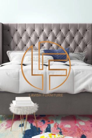 Jennie Tufted Headboard Bed