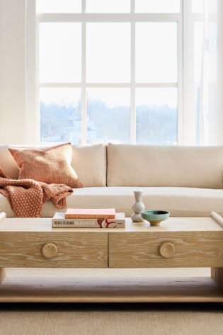 2 Drawer Coffee Table