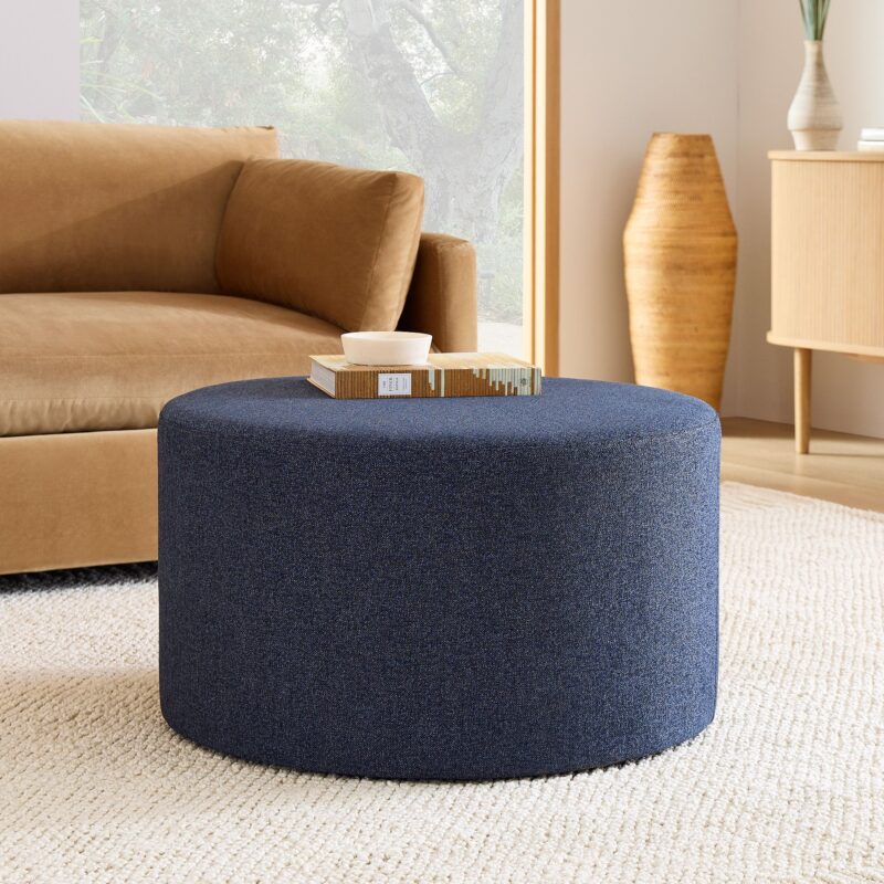 Round Drum Ottoman - Image 4