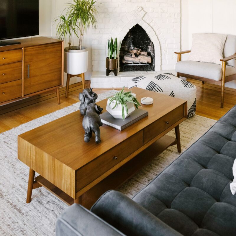 Mid-Century Coffee Table With Open Space - Image 2