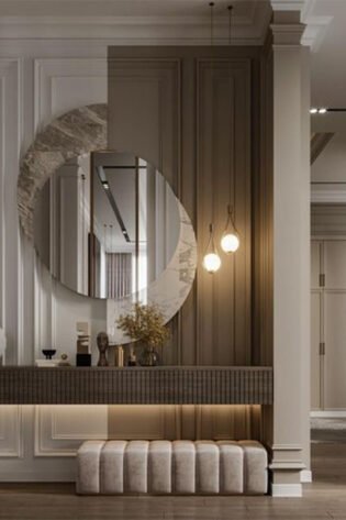 Glamour Beauty Dresser With Mirror