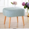 Wide Square Ottoman