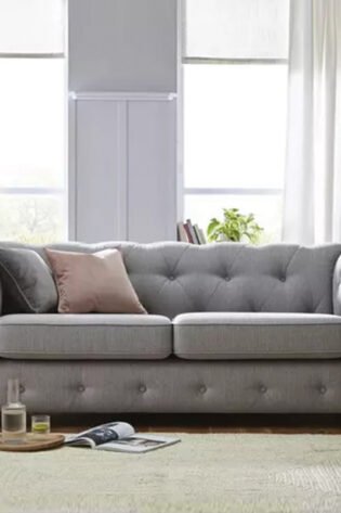 Button Tufted Sofa 2 Seater