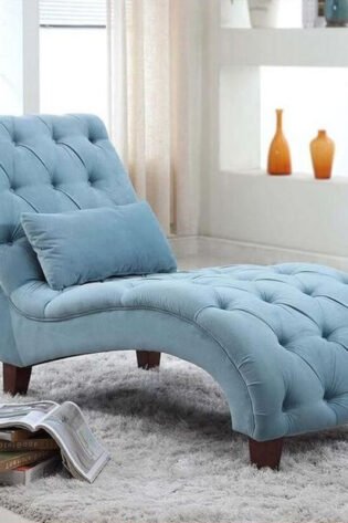 Tuxedo Tufted Chaise