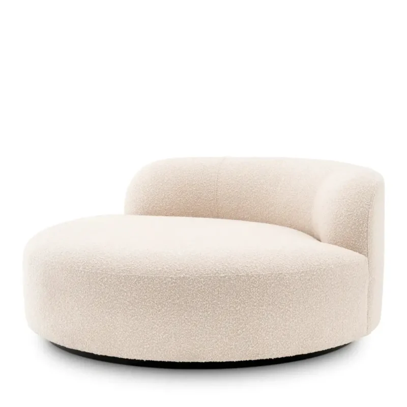 ROUND SOFA IN BOUCLÉ - Image 3