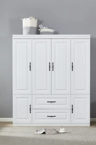 Vianna Solid 4 Door Armoire