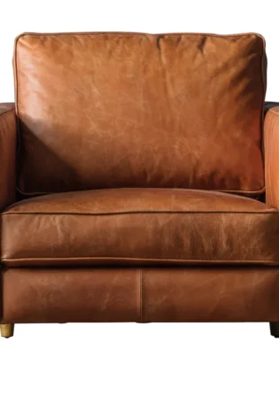 Osborne Vintage Brown Armchair