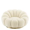 Mello Swivel Chair In Boucle