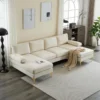 3-Piece Fabric Upholstered Sofa