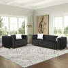 Clifford 2-Piece Velvet Sofa Set