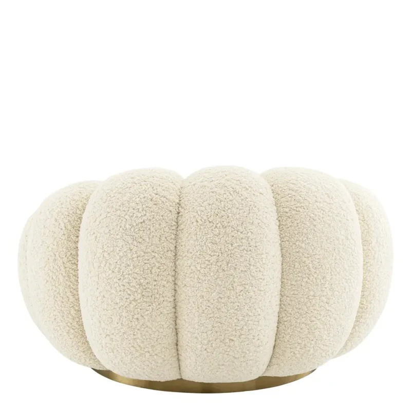 Mello Swivel Chair In Boucle - Image 2