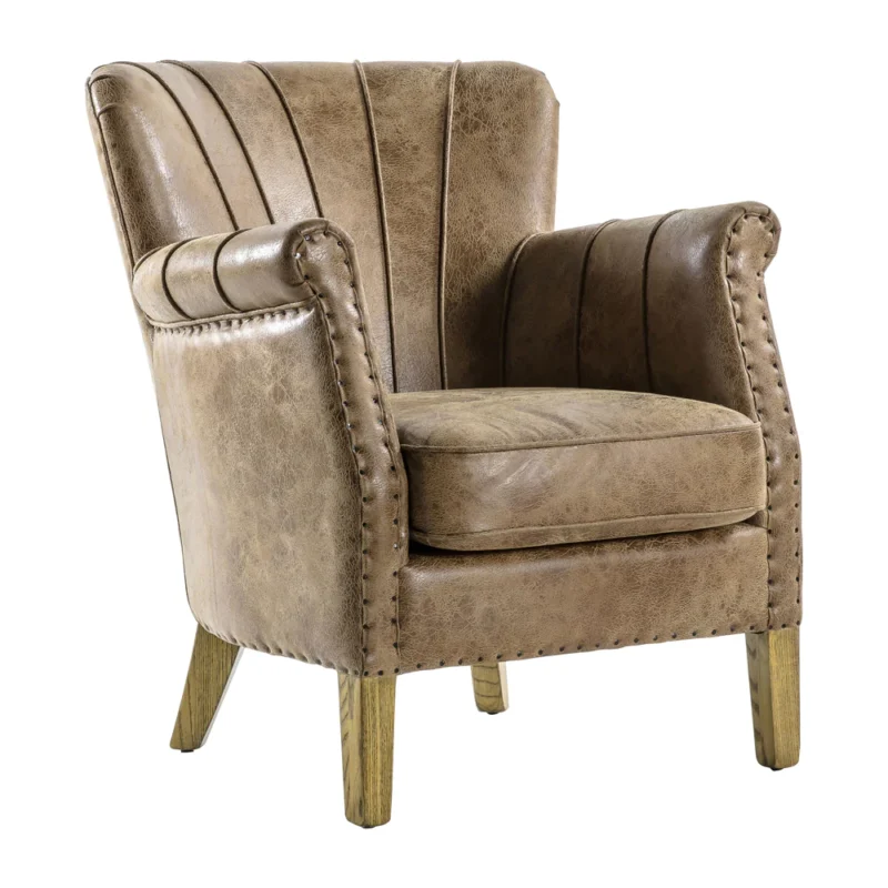 Hickman Brown Armchair - Image 2