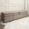 Luxury Velvet Ottoman Bench