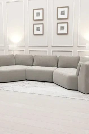 Cuddle XL Luxury Mist Grey Sofa
