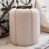 Exposed Seam Ottoman stool