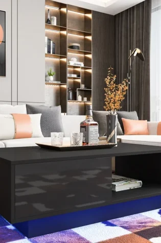 Arabella Black Coffee Table