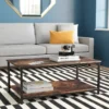 Open Storage Rectangle Coffee Table