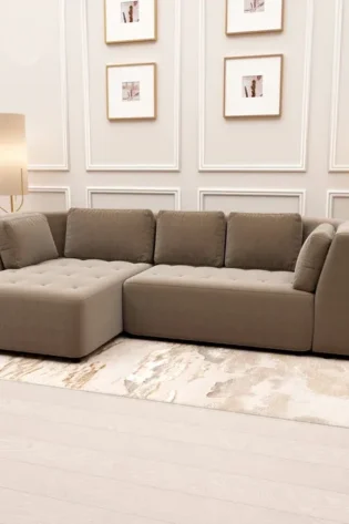 Luxury Truffle Large Chaise End Sofa