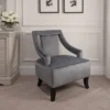 Bliss Grey Velvet Chair