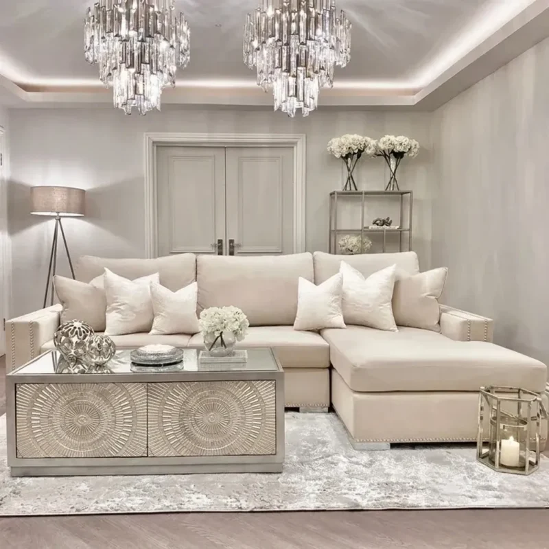 Olivia Premium Cream Sofa