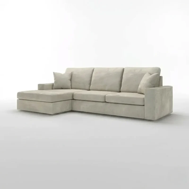 Olivia Premium Grey Sectional Sofa