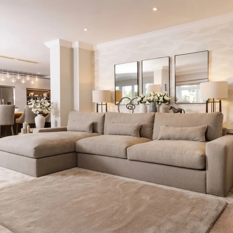 Tribeca Warm Grey Sofa