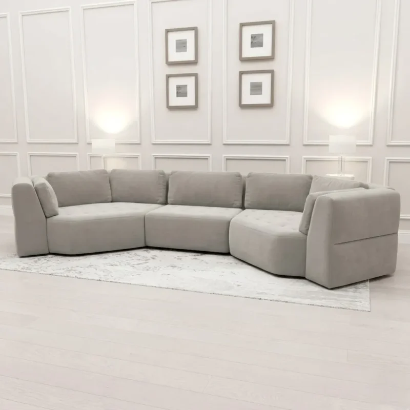 Cuddle XL Luxury Mist Grey Sofa