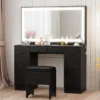 Elegance Vanity Black Dresser