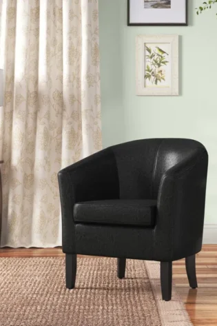 Munson Faux Leather Armchair