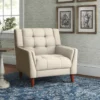 Greenmont Wide Tufted Accent Armchair