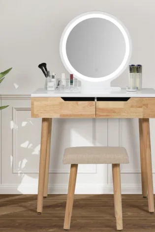 Rowell Vanity Table With Mirror