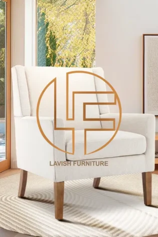 Leston Wide Upholstered Accent Armchair