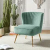 Accent Chair with Metal Legs