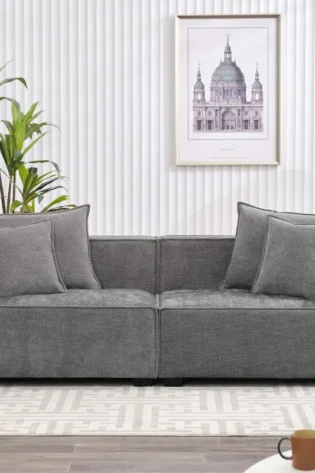 Square Armrest Cloud Sofa Couch