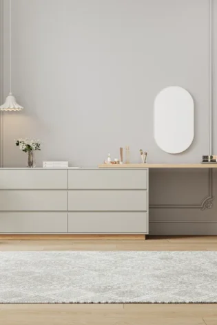 Latitude Run Dressing Table With Drawers