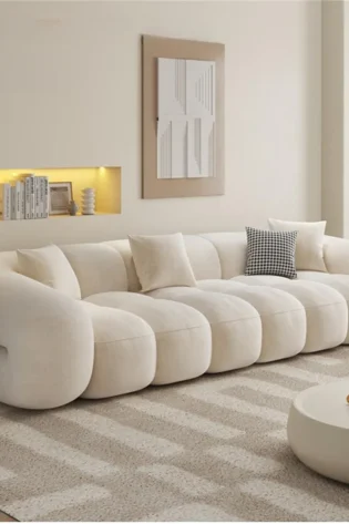 Comfort Cloud Sofa Fleece Fabric