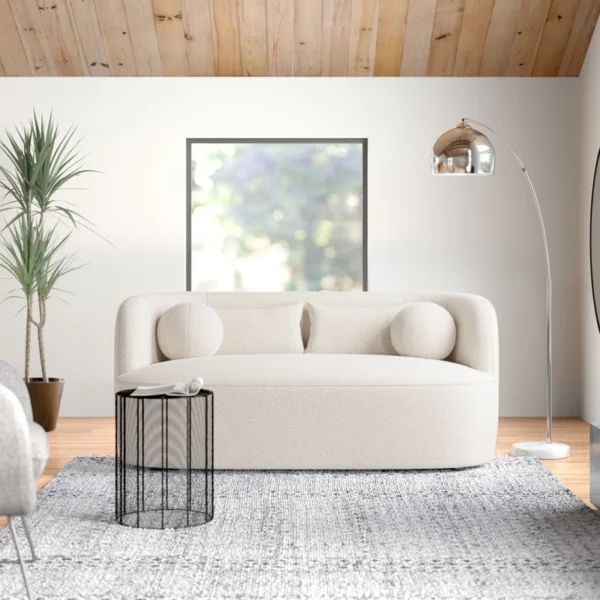 Modern Upholstered Loveseat