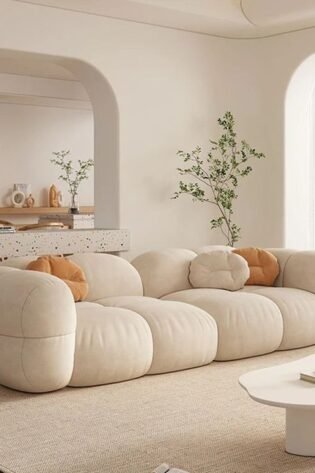Cream Style Cloud Sofa